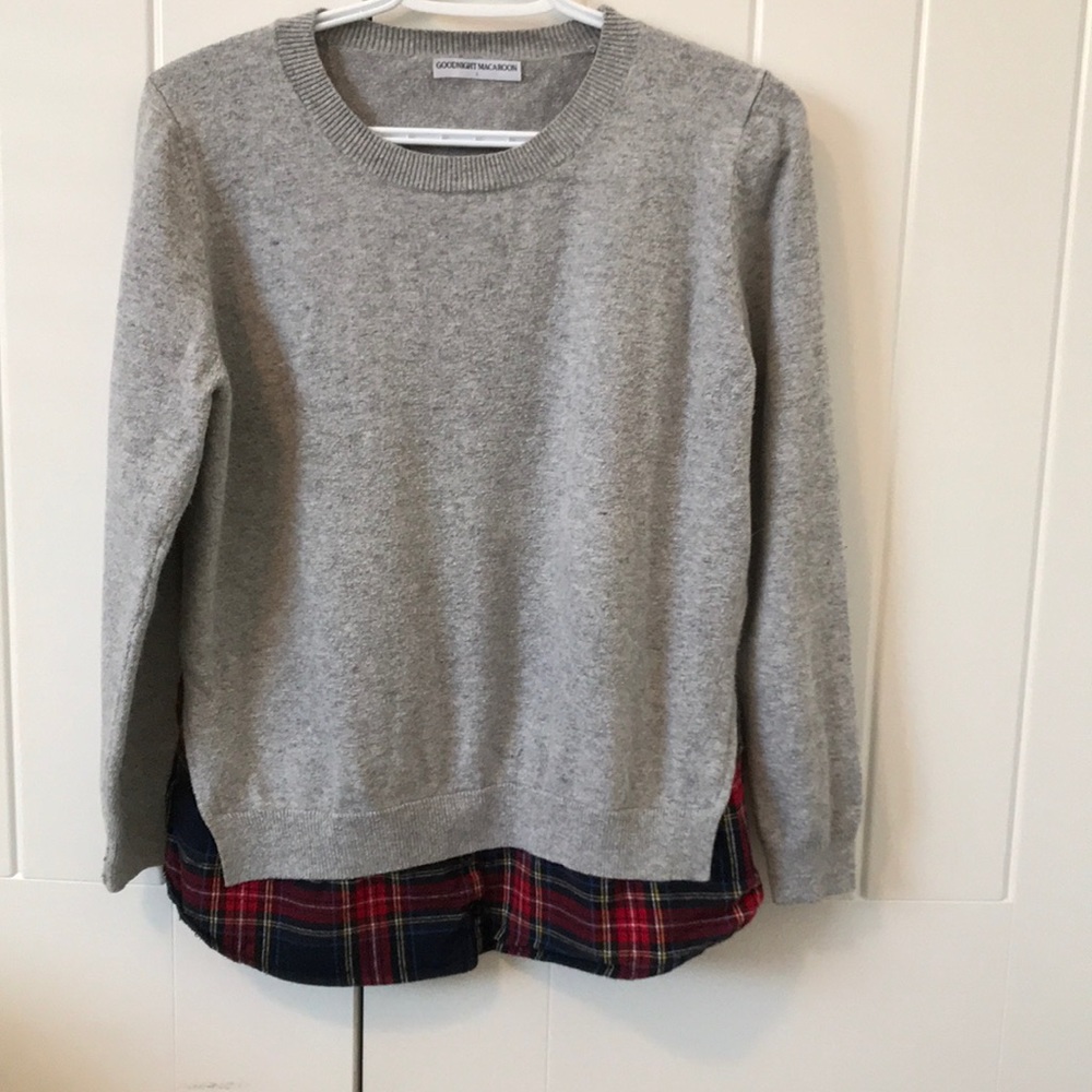 Goodnight Macaroon Faux Layer Sweatshirt